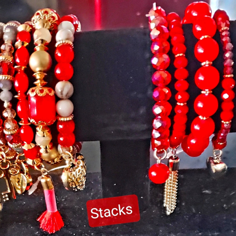 Stack bracelets